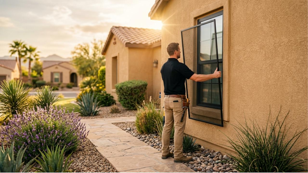 Screen installation in Phoenix homes